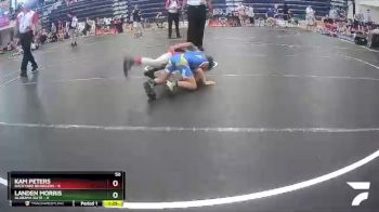 50 lbs Semis & 1st Wrestleback (8 Team) - Landen Morris, Alabama Elite vs Kam Peters, Backyard Brawlers