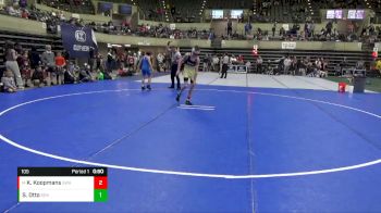 105 lbs Cons. Round 1 - Kash Koopmans, Siouxland Wrestling Academy vs Sloan Otto, STMA (St. Michael/Albertville)