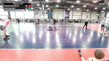 70 lbs Rr Rnd 2 - Mason Pascarella, Ride Out Wrestling Club vs Evan Wellner, Ragin Raisins Concord ES