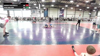 70 lbs Rr Rnd 2 - Mason Pascarella, Ride Out Wrestling Club vs Evan Wellner, Ragin Raisins Concord ES