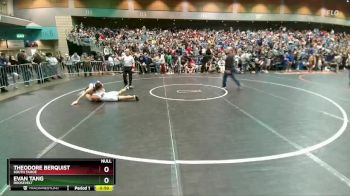 120 lbs Prelim - Theodore Berquist, South Tahoe vs Evan Tang, Roosevelt