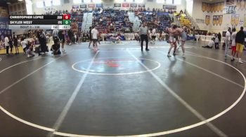 138 lbs Cons. Round 3 - Christopher Lopez, Kongkrete Wrestling Academy vs Skyler West, Fort Pierce Central