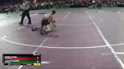 D4-106 lbs Champ. Round 1 - Logan Gilbert, Martin HS vs Owen Fogel, St Louis HS