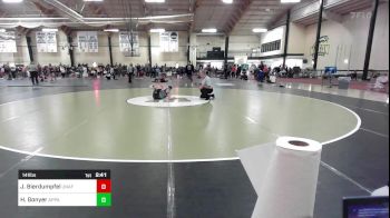 141 lbs Consi Of 16 #2 - Justin Bierdumpfel, Unaffiliated vs Heath Gonyer, Appalachian State - UNATT