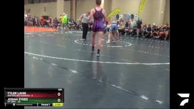 138 lbs Round 1 (6 Team) - Josiah Sykes, MF Army vs Tyler Lavin, Bad Natured Rodents