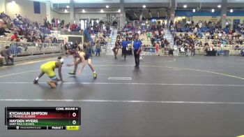 157 lbs Cons. Round 4 - Kychauun Simpson, St. Frances Academy vs Hayden Myers, Saint Paul`s School