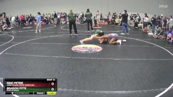 132 lbs Cons. Round 1 - Braidon Fitte, Myrtle Beach vs Nino Petrie, James Island Youth Wrestling