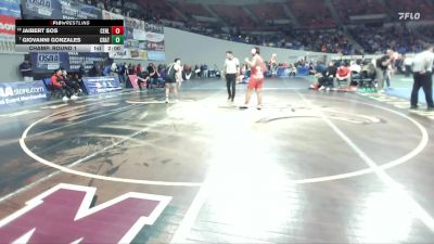 5A Boys 215 lbs Champ. Round 1 - Giovanni Gonzales, Crater Boys vs Jaibert Sos, Centennial Boys