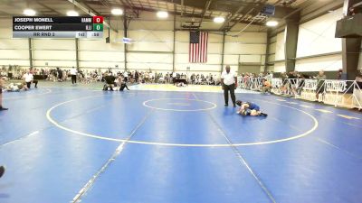 80 lbs Rr Rnd 2 - Joseph Monell, Hammers - MS vs Cooper Ewert, Illinois Menace - MS