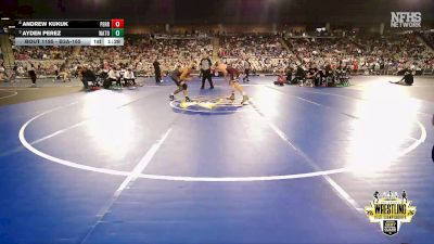 B3A-165 lbs Quarterfinal - Ayden Perez, Watonga vs Andrew Kukuk, Perry