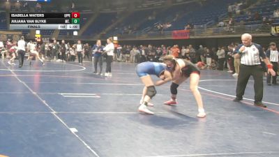 136 lbs Final - Isabella Waters, Upper Dublin vs Juliana Van Slyke, Mt. Lebanon