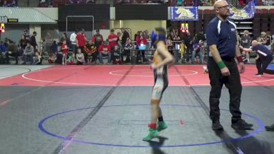 54 lbs Cons. Round 3 - Atticus Wass, Touch Of Gold vs Jack Kirkman, Heights Wrestling Club