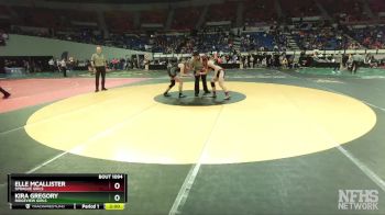 6A/5A Girls 145 Quarterfinal - Elle McAllister, Sprague Girls vs Kira Gregory, Ridgeview Girls