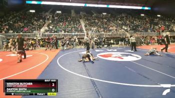 56 lbs Cons. Round 3 - Daxton Smith, Glenrock Wrestling Club vs Winston Butcher, Windy City Wrestlers