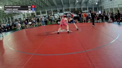 190 lbs Cons. Round 3 - Mathew Sandoval, Colorado vs Joseph Ashby, California