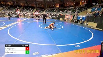 67 lbs 5th Place - Elijah Pagonis, BullTrained vs Brody Compau, Michigan Grappler RTC