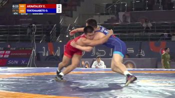 70 kgs Semifinal - Ernazar Akmataliev (KGZ) vs Orozobek Toktomombetov (KGZ)