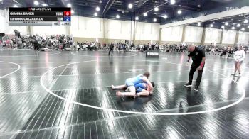 115 lbs Rr Rnd 1 - Gianna Baker, Youth Impact Center Wrestling Club vs LilyAna Calzadilla, Team Barracuda