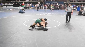 D 1 113 lbs Cons. Round 2 - Mason Cothern, Live Oak vs Paul Broussard, Baton Rouge