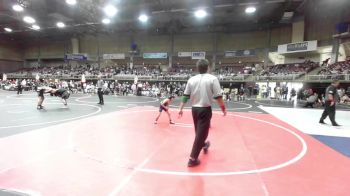 50 lbs Consolation - Zane Staggs, Westside WC vs Rena Chavez, Duran Elite