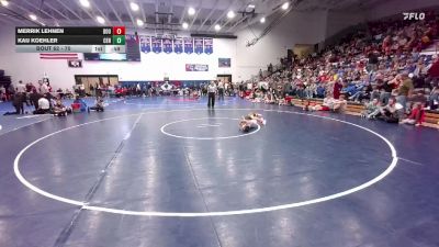 70 lbs Quarterfinal - Merrik Lehnen, Douglas Middle School vs Kaij Koehler, Centennial Middle School