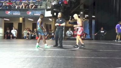 135 lbs 5th Place Match - Eli Shedek, Big Game Wrestling Club vs Jamarion Bell, Englewood Live Wire Wrestling Club