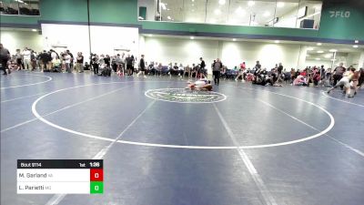 157 lbs Consi Of 64 #1 - Matthew Garland, VA vs Lucas Parietti, MO