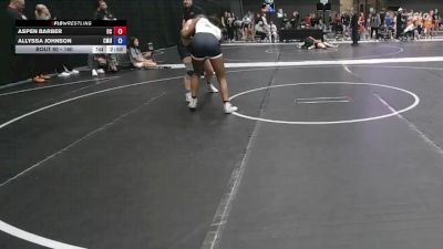 160 lbs Semifinal - Aspen Barber, Doane vs Allyssa Johnson, Central Methodist University