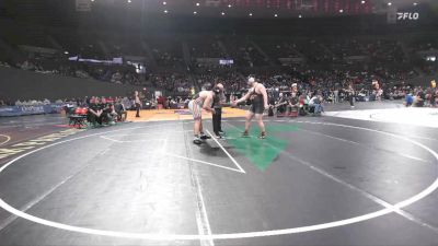 5A Boys 285 lbs Semifinal - Travis Ege, Crater Boys vs Damian Rael, Silverton Boys