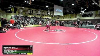 215 lbs Cons. Round 4 - Abraham Zavala, West Valley vs Trey Blazevich, La Costa Canyon