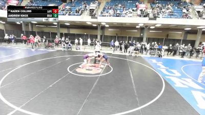 150 lbs Cons. Round 5 - Kaden Collins, Unattached vs Andrew Knox, Sherrard