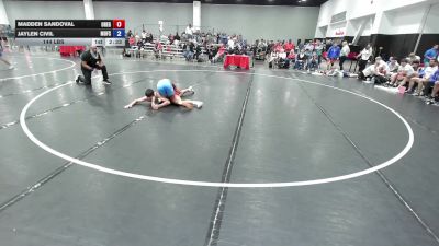 144 lbs Madden Sandoval, Team Oregon vs Jaylen Civil, Team Missouri