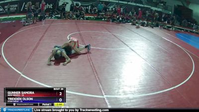 106 lbs Placement (16 Team) - Gunner Samora, New Mexico vs Trexden Olson, Utah Gold