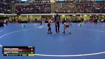 80 lbs Round 2 - Reegan Corning, Pardeeville Boys Club Youth Wr vs Bennett Bouska, NEIWC