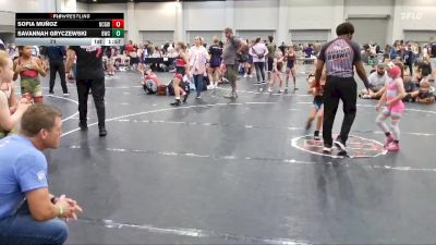 71 lbs Round 9 (10 Team) - Savannah Gryczewski, Blackman WC vs Sofia Muñoz, NC Girls Wrestling Club