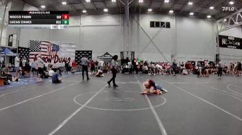 88 lbs Round 2 (6 Team) - Lucas Cianci, Revival Legacy vs Rocco Fabri, Broad Axe White