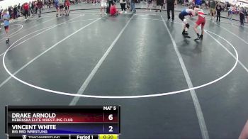 110 lbs Round 3 - Drake Arnold, Nebraska Elite Wrestling Club vs Vincent White, Big Red Wrestling