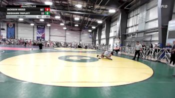 180 lbs Rr Rnd 1 - Jackson Weiss, Mat Warriors Blue vs Keishawn Triplett, Illinois Menace