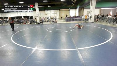 132 lbs Round Of 128 - Salvatore Borrometi, NJ vs William Yordy, PA