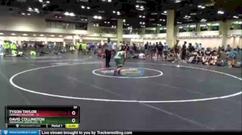 120 lbs Round 3 (8 Team) - Tyson Taylor, Montana Williston vs David Collington, Greenwave Grapplers