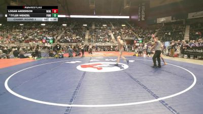 3A-144 lbs Champ. Round 1 - Tyler Wenzel, Powell vs Logan Anderson, Worland