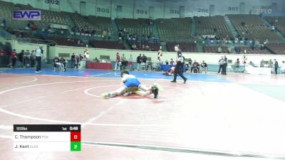 120 lbs Consi Of 32 #2 - Christian Thompson, Putnam City North vs Jayce Kent, Glenpool Warriors