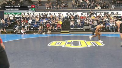 157 lbs Semifinal - Gabe Johnson, Central Oklahoma vs Michael Ortega, Indianapolis