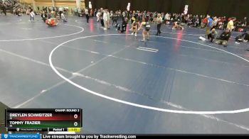 113 lbs Champ. Round 2 - Dreylen Schweitzer, IA vs Tommy Frazier, IN