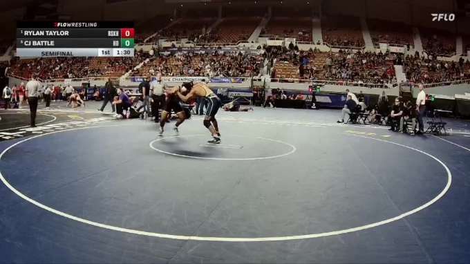175-D2 Semifinal - Rylan Taylor, Raymond S. Kellis High School vs CJ ...