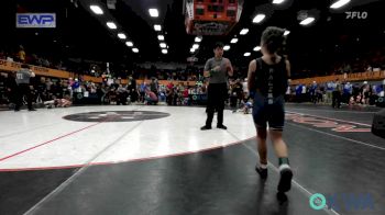 67 lbs Rr Rnd 3 - Jaycee Cervantes, F-5 Grappling vs Penelope Rodgers, Newcastle Youth Wrestling