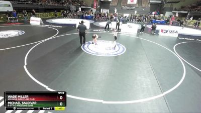 56 lbs Cons. Round 2 - Wade Miller, USA Gold Wrestling Club vs Michael Saldivar, G-Style Wrestling Club