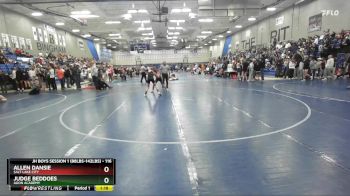 116 lbs Cons. Round 3 - Allen Dansie, Salt Lake City vs Judge Beddoes, Agon Academy