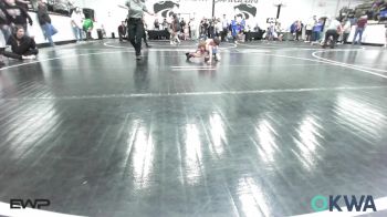 46 lbs Semifinal - Everett Long, Tiger Trained Wrestling vs Kyson Miller, Wagoner Takedown Club