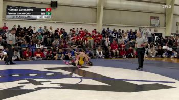 118 lbs 1st Place Match - Tanner Catrabone, St. Francis vs Brett Crawford, St. Anthonys